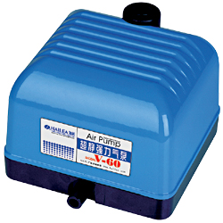 Hailea V60 - 60 ltr/min super silient Koi Pond diaphragm air pump